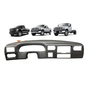 Moldura painel instrumentos f250 f350 f4000 4x4 cinza