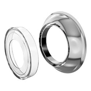 Canopla Sifão Abs Universal Cromada com adapatador 1.1/2 e 2" - 030449