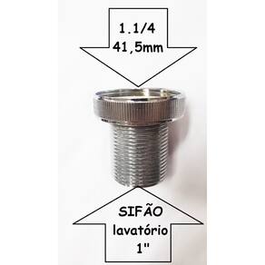 Redução INVERTIDA para Válvulas ESCOAMENTO Importadas 1.1/4 x 7/8 - 170407FP