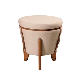 Puff decorativo baú flex tampo para mesa centro zeus