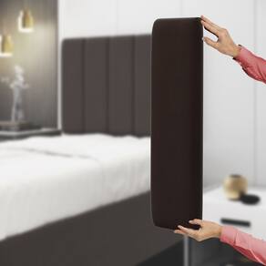 Painel Modulado Nashira 160 / Z-010 Sued Marrom