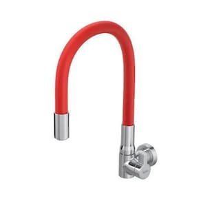 Torneira Hydramotion Parede 1/4 Volta Vermelha - 1168METVMHMN