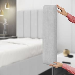 Painel Modulado Nashira 160 / N-040 Linho Cinza Claro