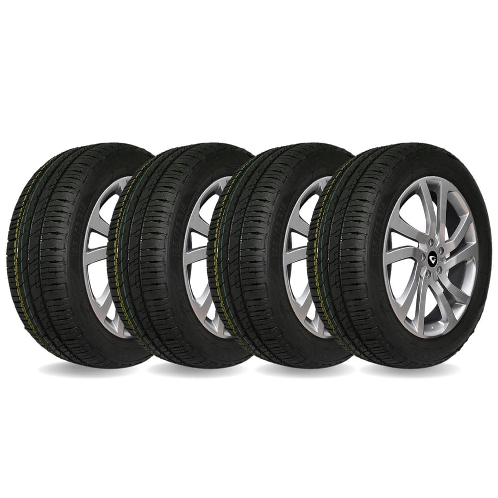 Jogo 4 Pneus 195/55r15 Remoldado Linha Premium