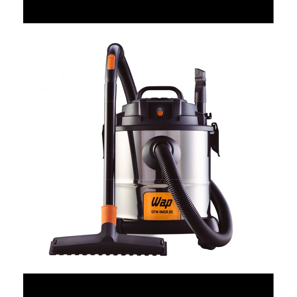 Aspirador de água e pó wap gtw 20l 127v-1600w inox