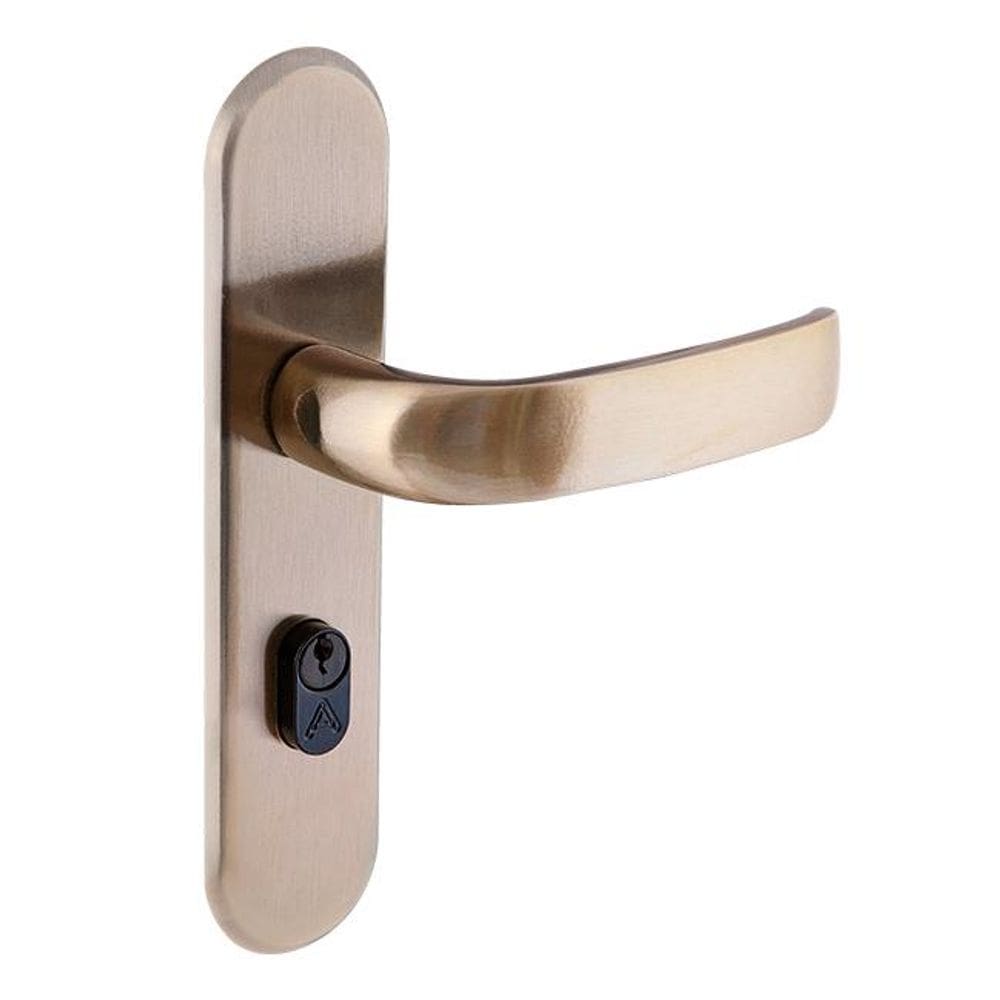fechadura entrada home elegance s40 bronze latonado alianca