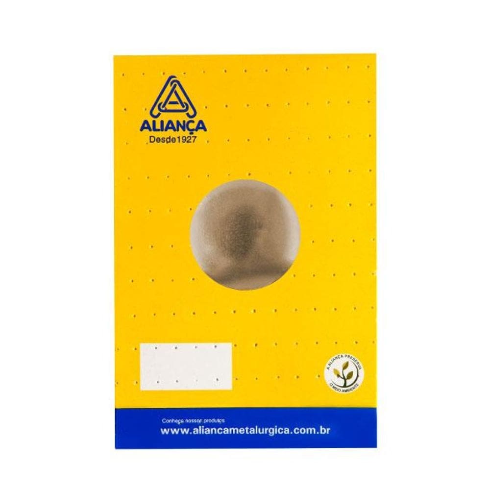 cartela puxador botão convexo 25mm zamac oxidado alianca