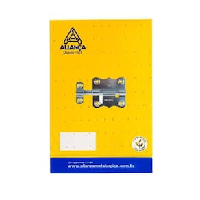 cartela tarjeta fio redondo zincado 38mm alianca