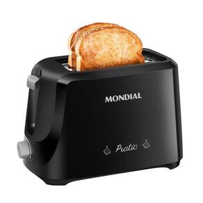 Torradeira elétrica de pães pratic t-18 127v 700w mondial