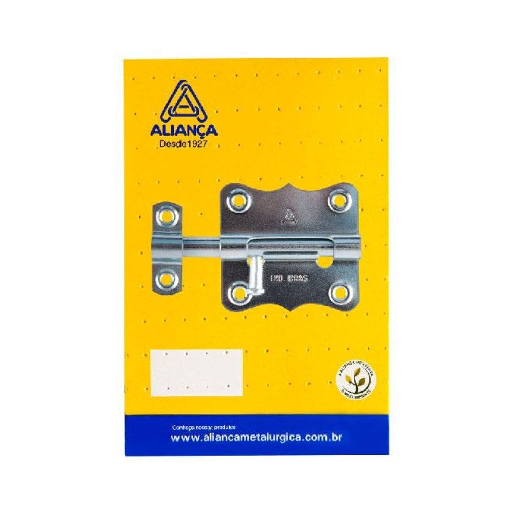 cartela tarjeta fio redondo zincado 76mm alianca