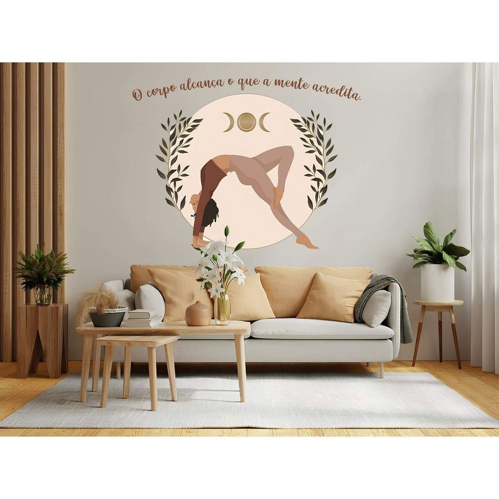 Adesivo De Parede O Corpo Alcança