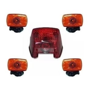 Lanterna traseira + 4 piscas nxr 150 bros 2003/2006