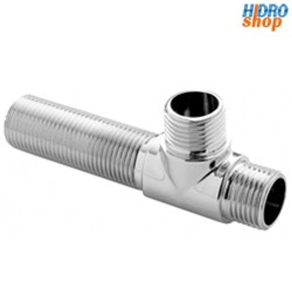 Tê Latão Cromado 1/2” Macho - 170229