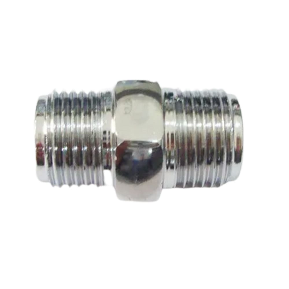 Niple Latão Cromado 1/2” - 0200528