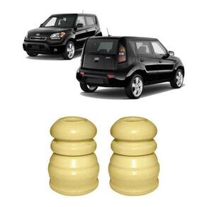 Par batente da mola traseira kia soul 2009 2010 2011 2012