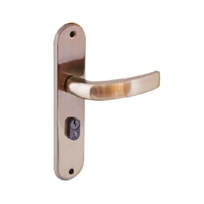 fechadura entrada galaxy espelho 40mm bronze latonado alianca