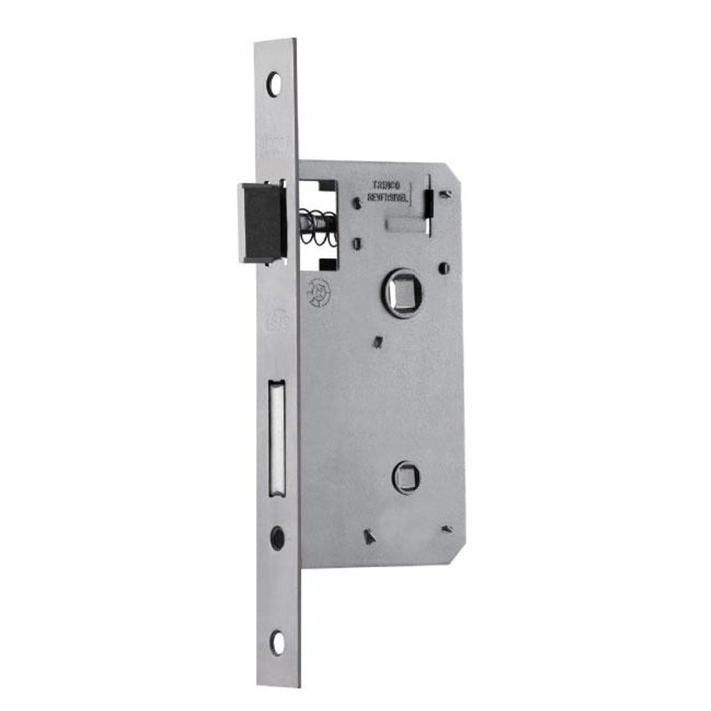 maquina fechadura banheiro s40 canto reto inox polido alianca