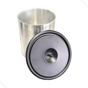 Cesto lixeira pia cozinha embutir 8 litros inox 304 preto