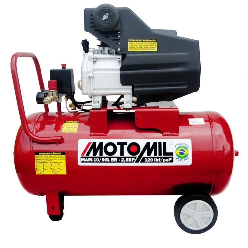 Motocompressor 120Lbs 2,5Hp 127/220V Nacional Mam-10/50Br
