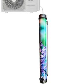 Coletor Água P Ar Condicionado Drenoeco 8L Cor Flores Lilás