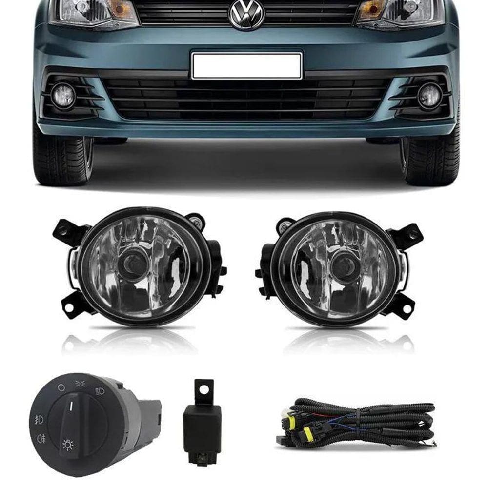 Kit farol de milha neblina vw gol voyage g7 2017 2018