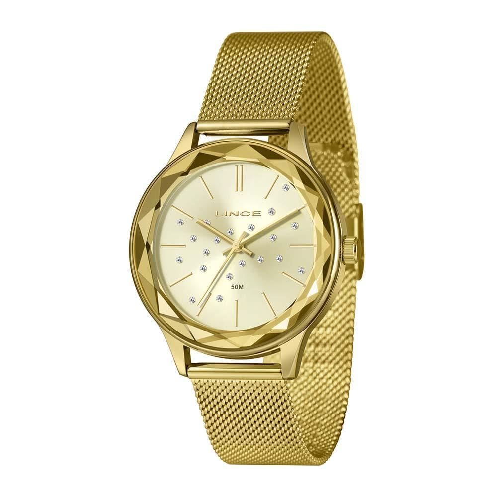 Relógio lince lrg4782l40 c1kx aço dourado feminino 5atm