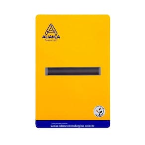 cartela puxador para armario de aco 104mm preto fosco alianca