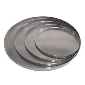 Kit de Forma P/ Assar ou Servir Pizza 35, 40 e 45cm (1 de cada)
