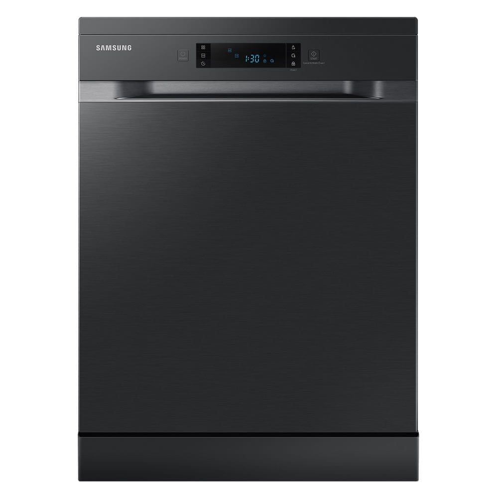 Lava-louças Samsung com 14 serviços Black Inox 127V + Forno elétrico com Função Air Fry e Wi-Fi 76L