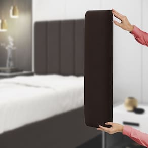 Painel Modulado Nashira 100 / Z-010 Sued Marrom