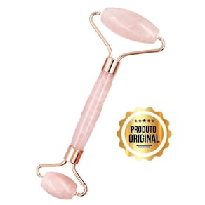 Rolinho de pedra jade massageador facial anti rugas
