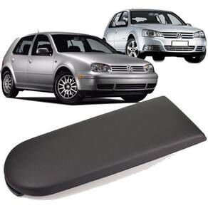 Tampa apoio braco console golf bora passat new beetle preto