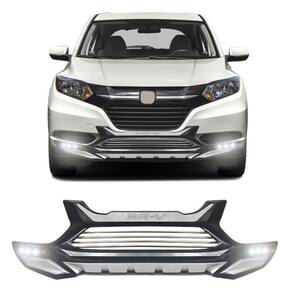 Overbumper Hrv 2015 a 2018 Protetor Frontal Com LED