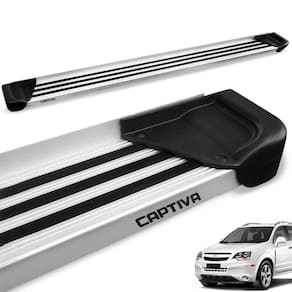 Estribo Lateral Captiva 2008 a 2017 Aluminio Natural A1 Gtnox