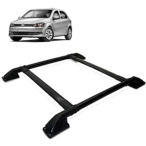 Rack Bagageiro Teto Gol G5 G6 G7 2009 a 2019 Tubolar Preto