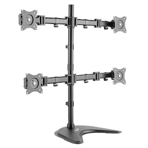 Suporte giratório de mesa para 4 monitores de 15 a 27 elg