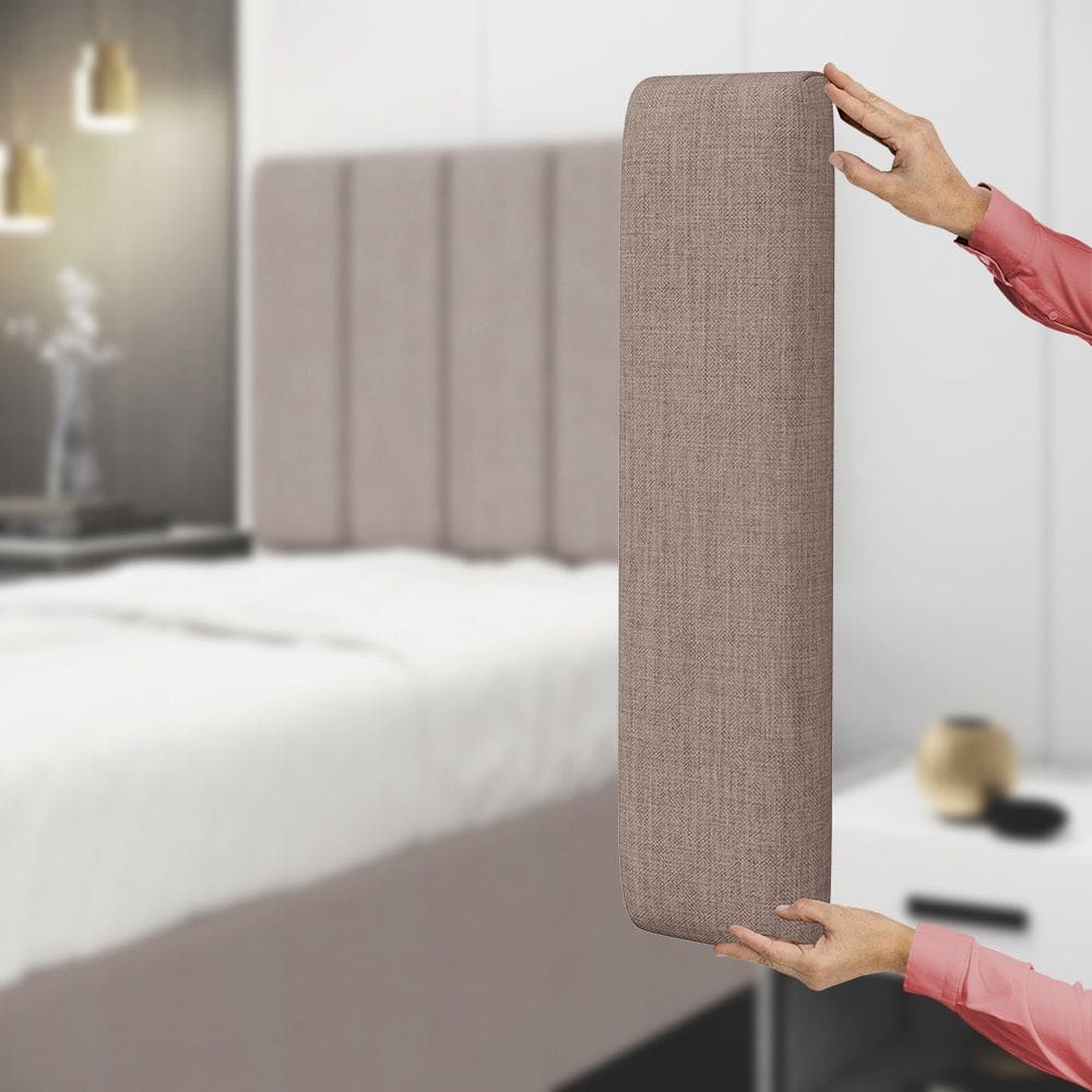 Painel Modulado Nashira 100 / N-042 Linho Marrom
