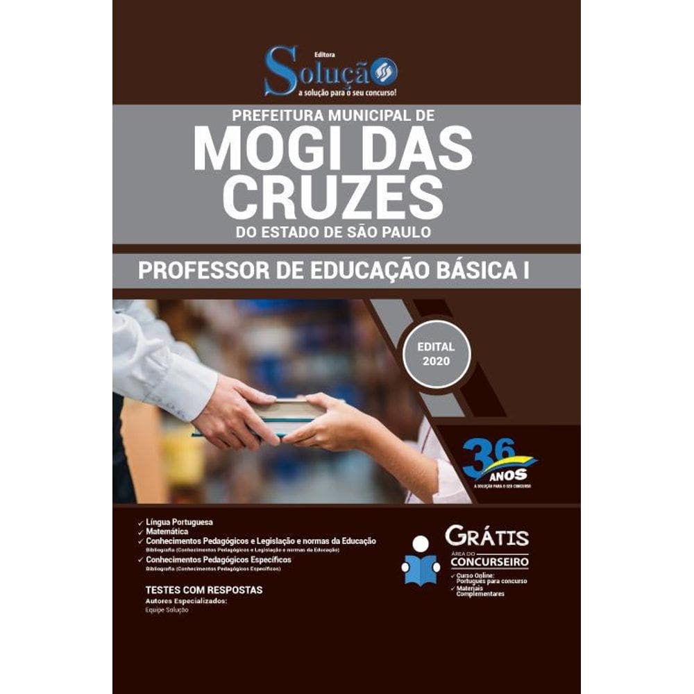 Apostila Mogi Das Cruzes Sp - Professor Educação Básica I