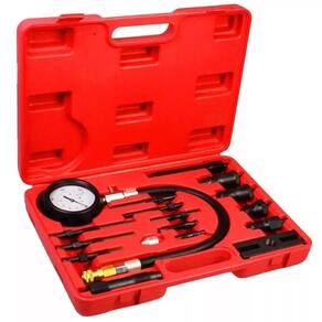 Medidor de compressão de cilindro diesel 17 peças dm-040