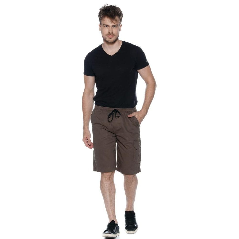 Bermuda Macaw Elástico Sarja 7731 Verde Musgo [F075]