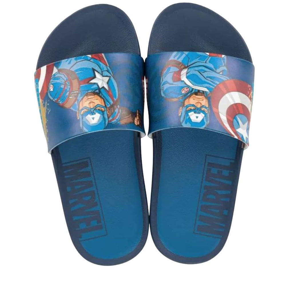 Chinelo Slide Infantil Menino Gaspea Marvel Grendene Kids 22585