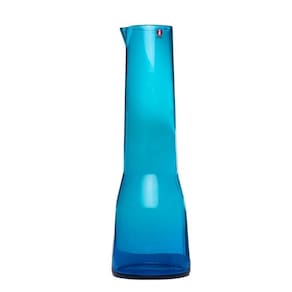 Decanter jarro alto suco vinho azul turquesa 1 litro iittala