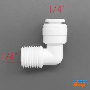 Conexão Joelho 90º Rosca 1/4" NPT Para Mangueiras de Filtro - AC060