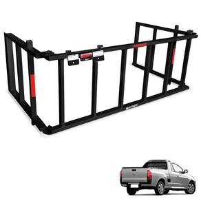 Extensor de Caçamba Montana 2003 a 2010 Rampa Preto Gtnox