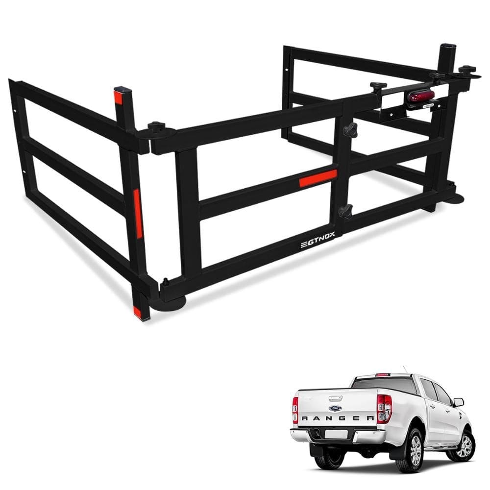 Extensor de Caçamba Ranger 2013 a 2023 Dobravel EDD Preto Gtnox