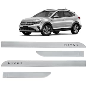 Jogo de Friso Lateral Nivus 2021 a 2023 Prata Sirius