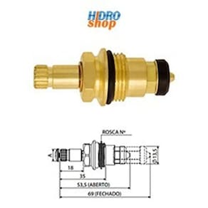 Reparo Mvs Torneira Madia Sextavado Curto - 020903