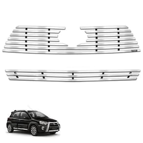 Sobre Grade Etios Cross 2013 a 2017 Aço Inox Cromada Elite Gtnox