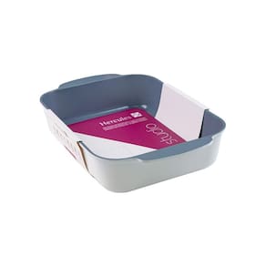 Assadeira retangular branca 25x20cm hercules pa9000-a25c