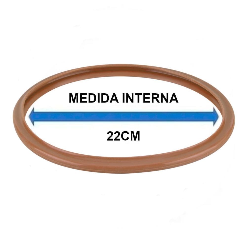 Borracha anel silicone 22cm panela de pressão de 6l brava